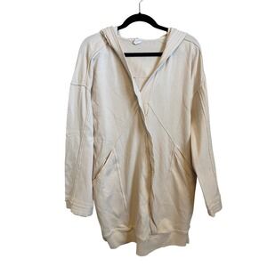 Anthropologie Daily Practice Hooded Oversized Sweatshirt Tunic Top XS